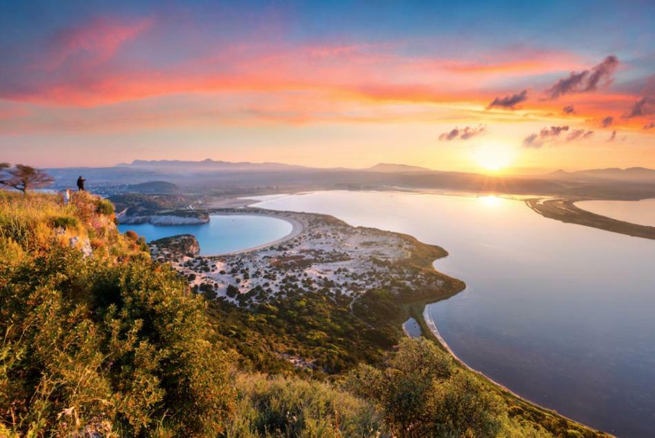 Апартаменты The House Of "Angelina", Magnificent View Of The Sea Метони Экстерьер фото